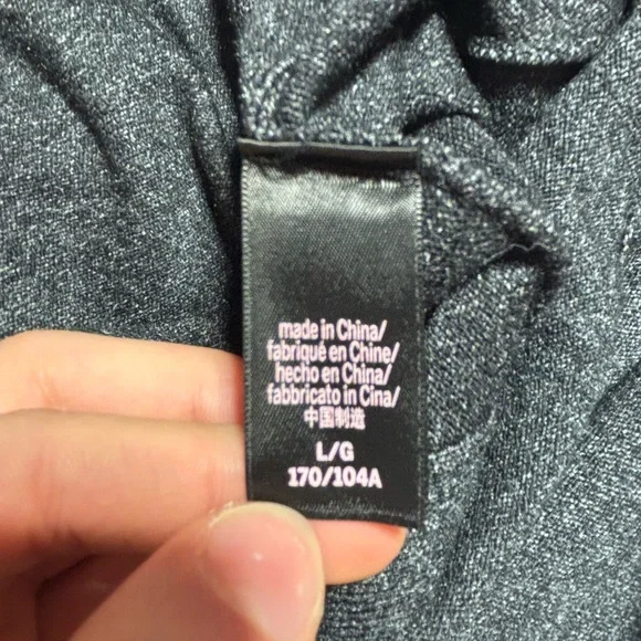 NWT Victoria Secret Sport Open Back Twist Grey Long Sleeve Top Size Large - Picture 5 of 7